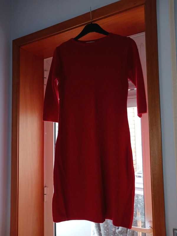 Vestido vermelho Cortefiel M