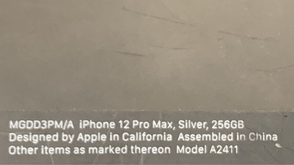 IPhone 12 Pro Max Silver 256GB BDB