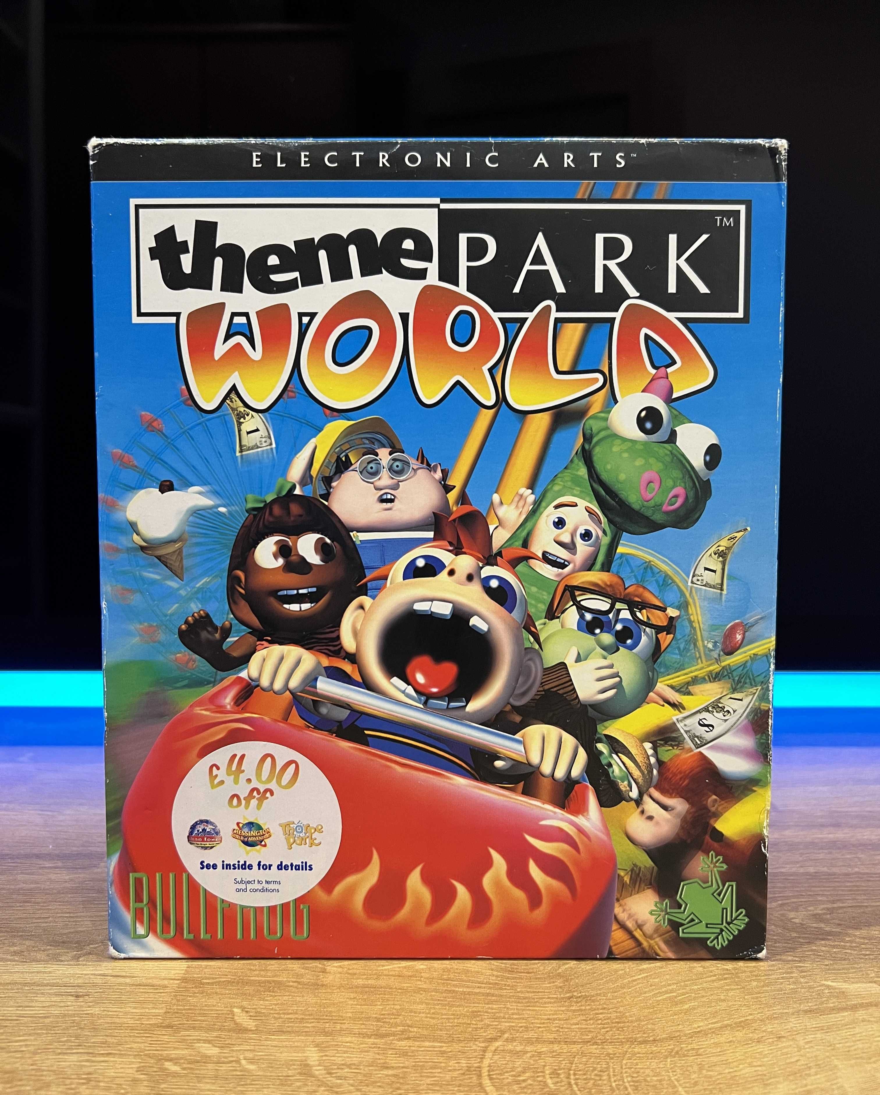 Theme Park World (PC EN 1999) BIG BOX kompletne premierowe wydanie