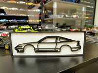 Nissan 240SX S13 Hatchback 3D Pudełko Panel Dekoracja DO SALONU GARAŻU