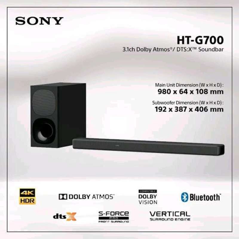 Soundbar Sony HT G700