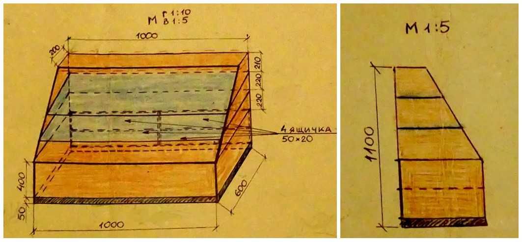 Разборная витрина прилавок(ЛДСП).