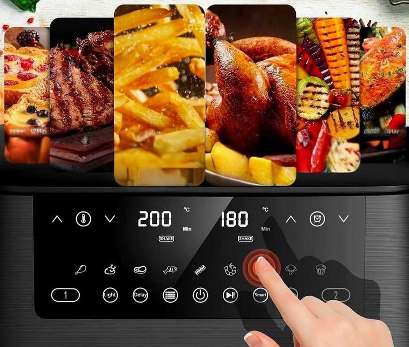COOKWISE AF2-40D06 Frytkownica Beztłuszczowa XL 9L Dual AirFryer