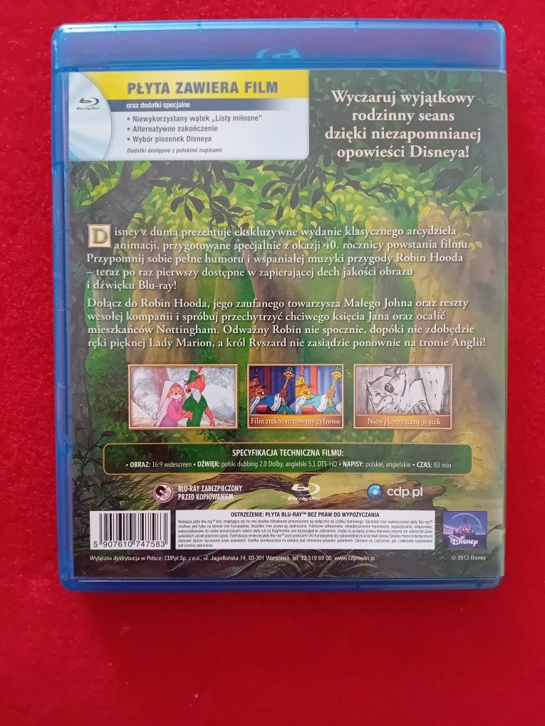 Robin Hood wydanie specjalne (Disney) [Blu-Ray]