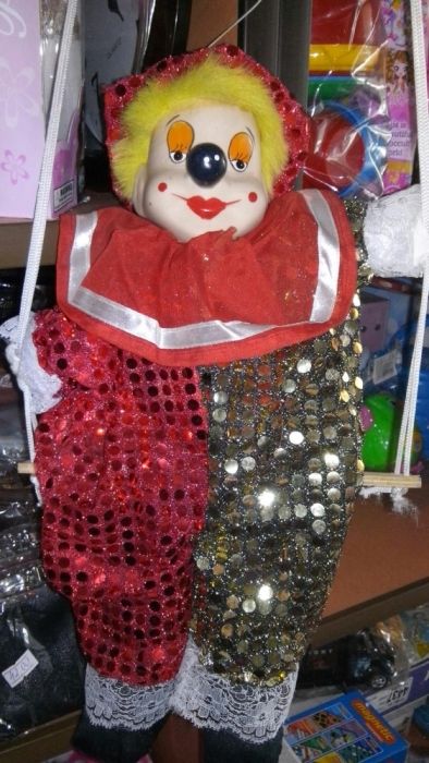 Кукла фарфоровая Клоун Лялька порцелянова