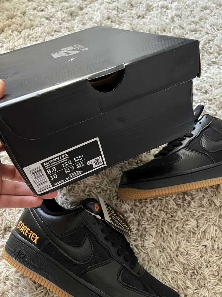 Кросівки Nike Air Force 1 GORE-TEX LOW BLACK CK2630-001