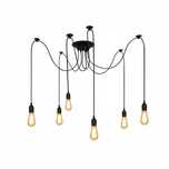 Lampa sufitowa wisząca Pająk 6 kabli