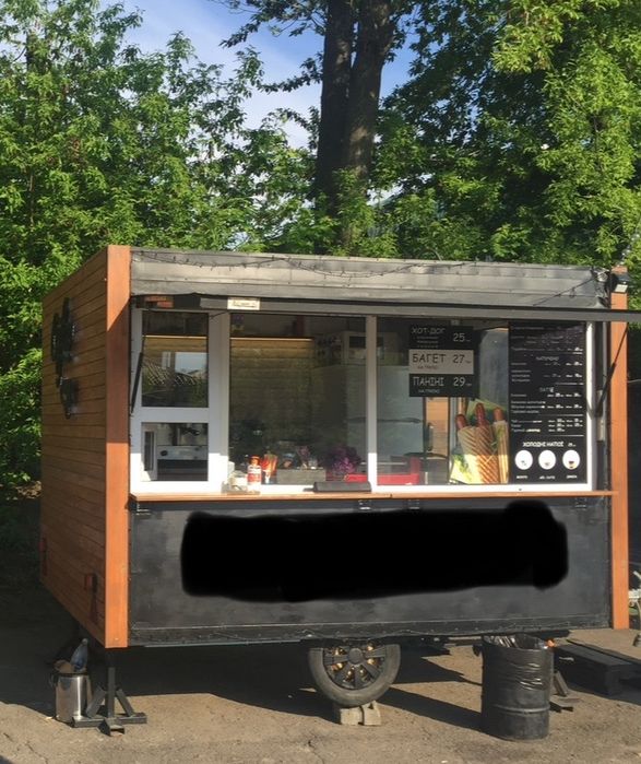 Мобільна кавярня МАФ, кіоск, вагончик, з ОБЛАДНАННЯМ для кавярні