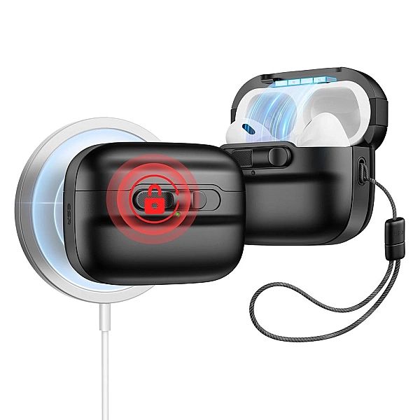 Esr Pulse Halolock Magsafe Apple Airpods Pro 1 / 2 Black