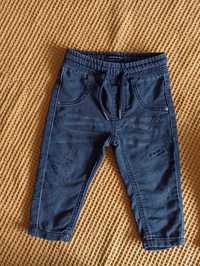 Spodnie jeansowe z nadrukiem 80-86 cm 12-18m