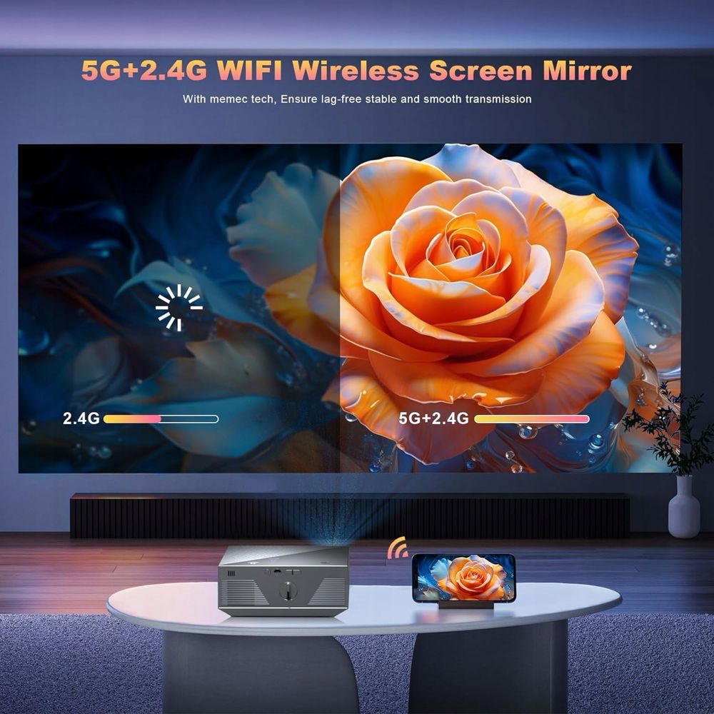 Мультимедійний проектор Giaomar C12 Full HD