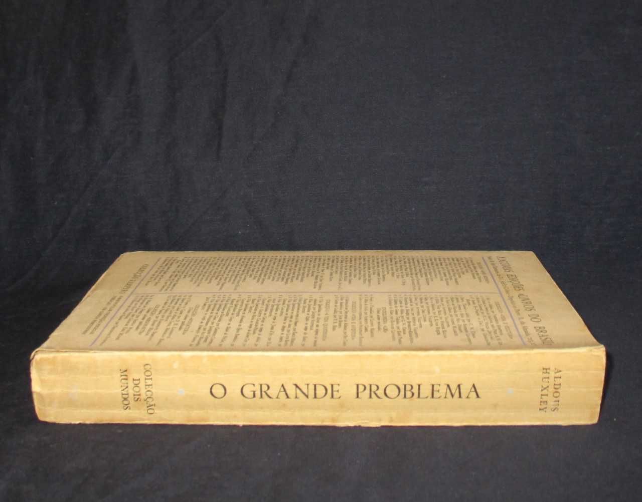 Livro O Grande Problema Aldous Huxley Colecção Dois Mundos