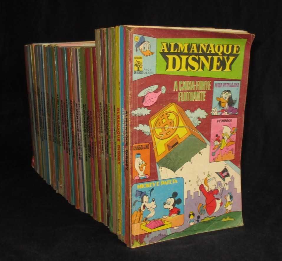 Livros BD Almanaque Disney Abril Br 1975 a 1987