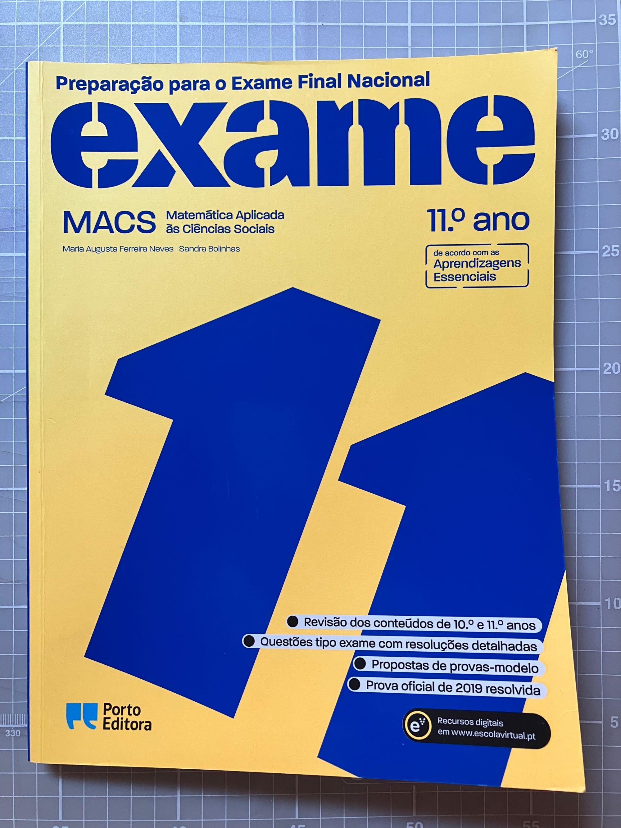 Preparação para o Exame Final Nacional de MACS 11.º Ano