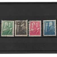 Série completa de selos usada . Portugal 1947