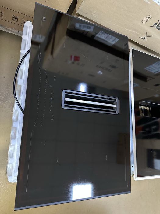 Nowa płyta indukcyjna z okapem AEG XCD6847AB, sklep 7 tys