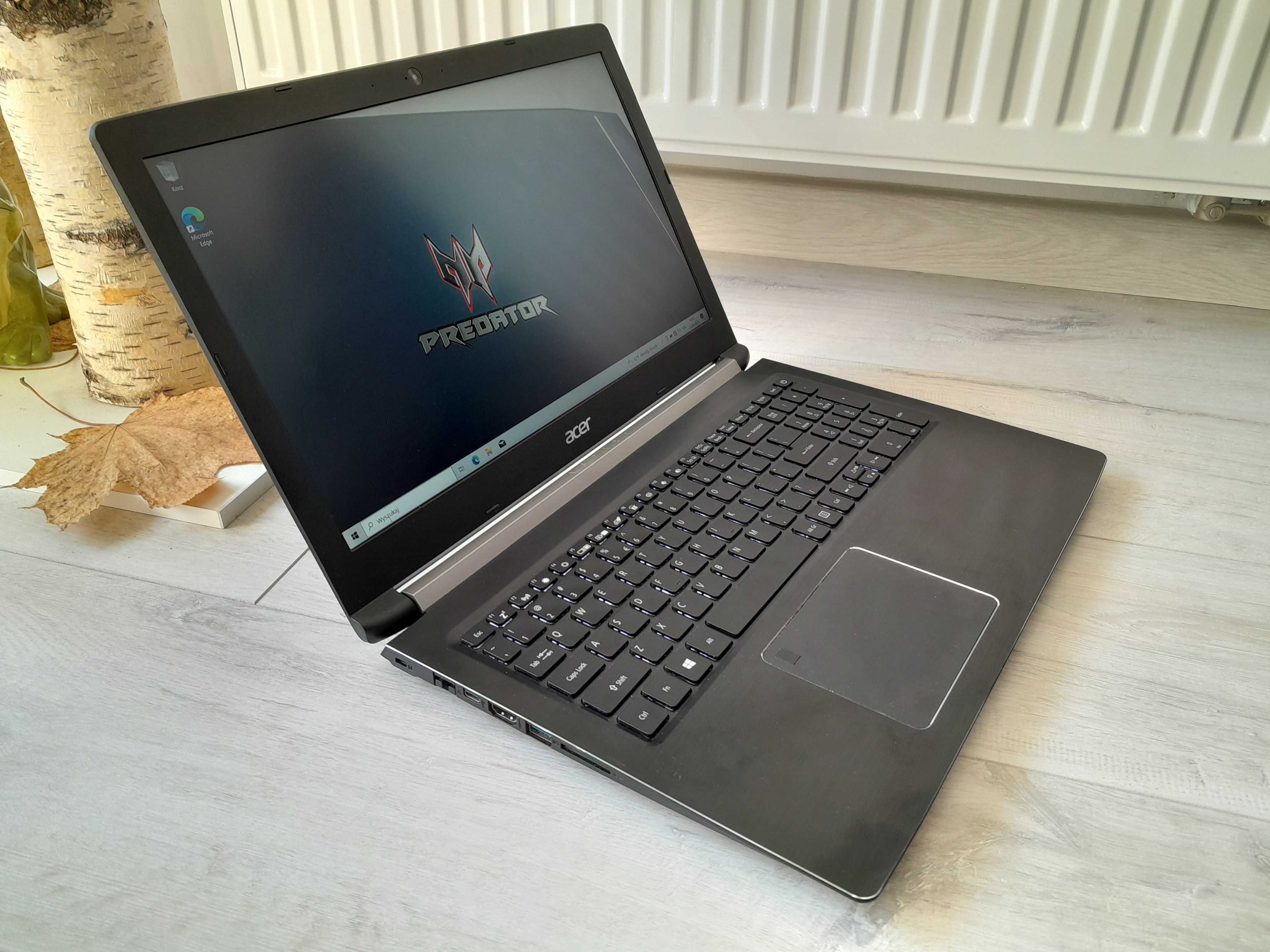 Laptop Gamingowy Acer 17 cali / GTX 1060 / Core i7 7700HQ / 16GB / SSD