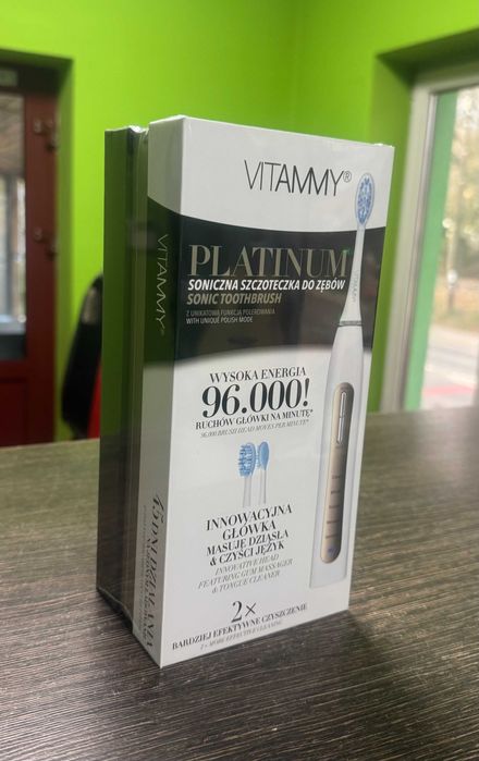 Nowa Szczoteczka Elektryczna Vitammy Platinum TB9051