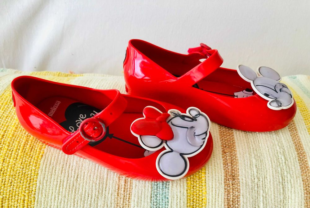 Sandálidas melissa SWEET LOVE/MINNIE E MICKEY - optimo estado! T 27