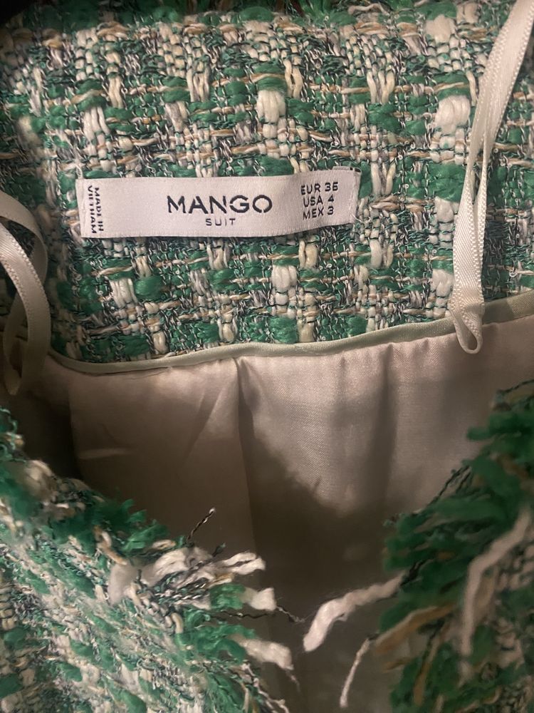 Твідовий костюм Mango