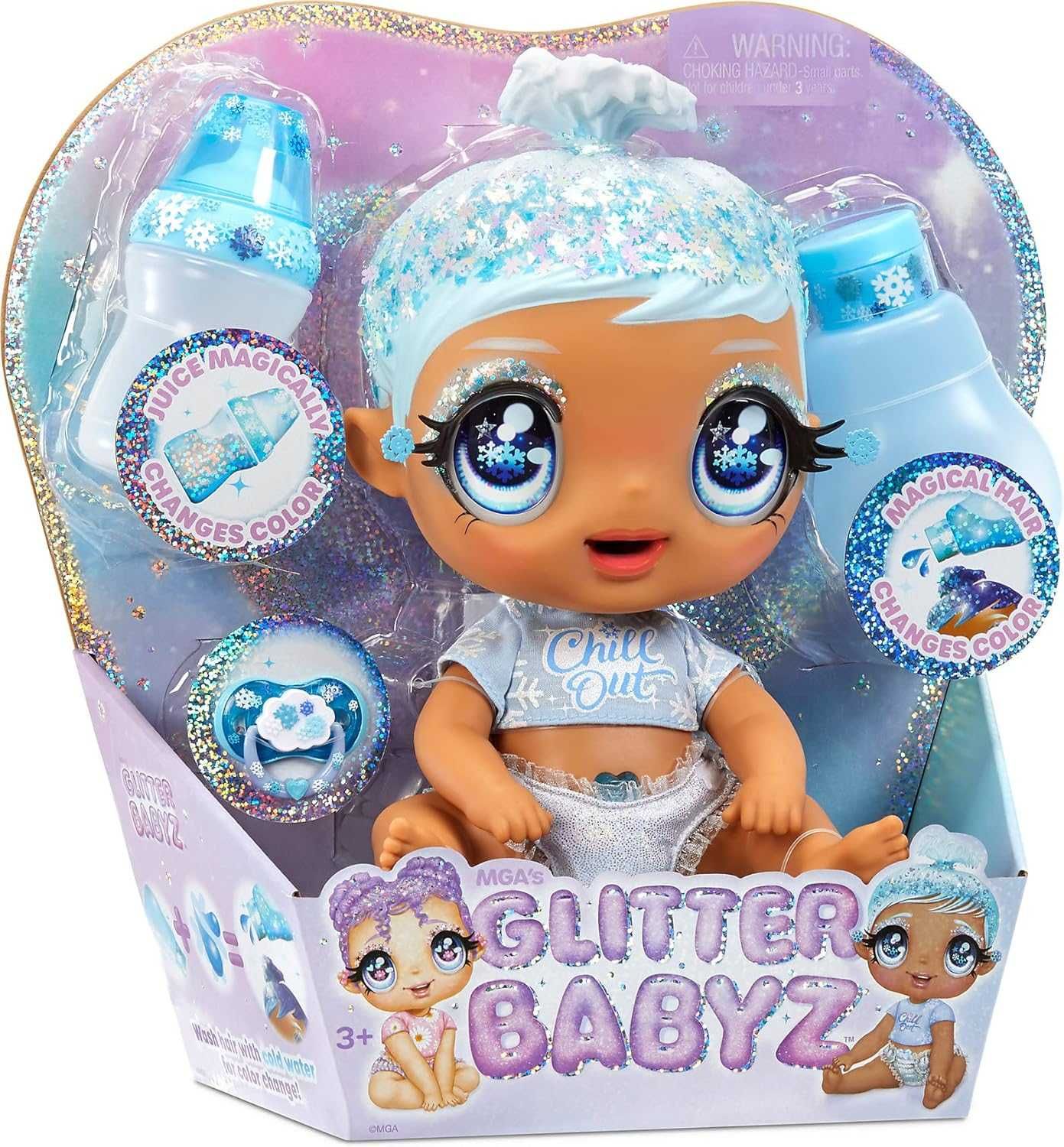 MGA Entertainment Glitter BABYZ Глітер бейбіз Сніжинка