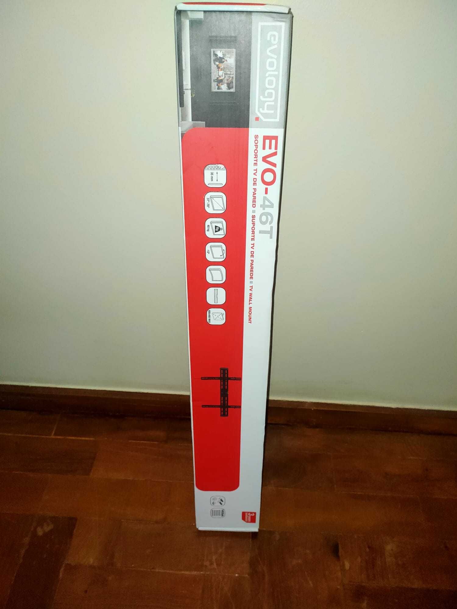 Suporte de parede de ferro para TV 40 kg  EVOLOGY 46 F / T