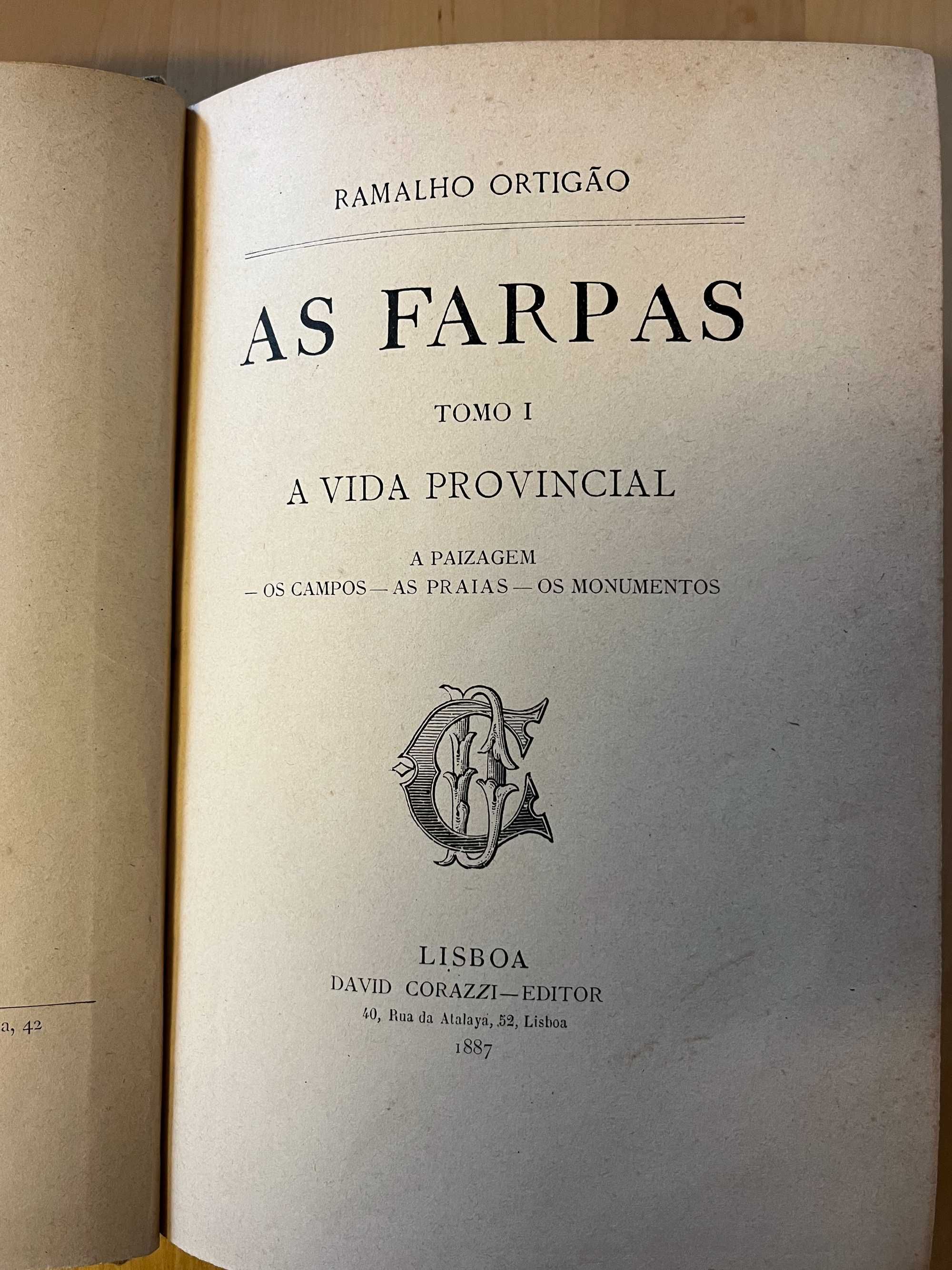 AS FARPAS - Ramalho Ortigão - 1ª Edição