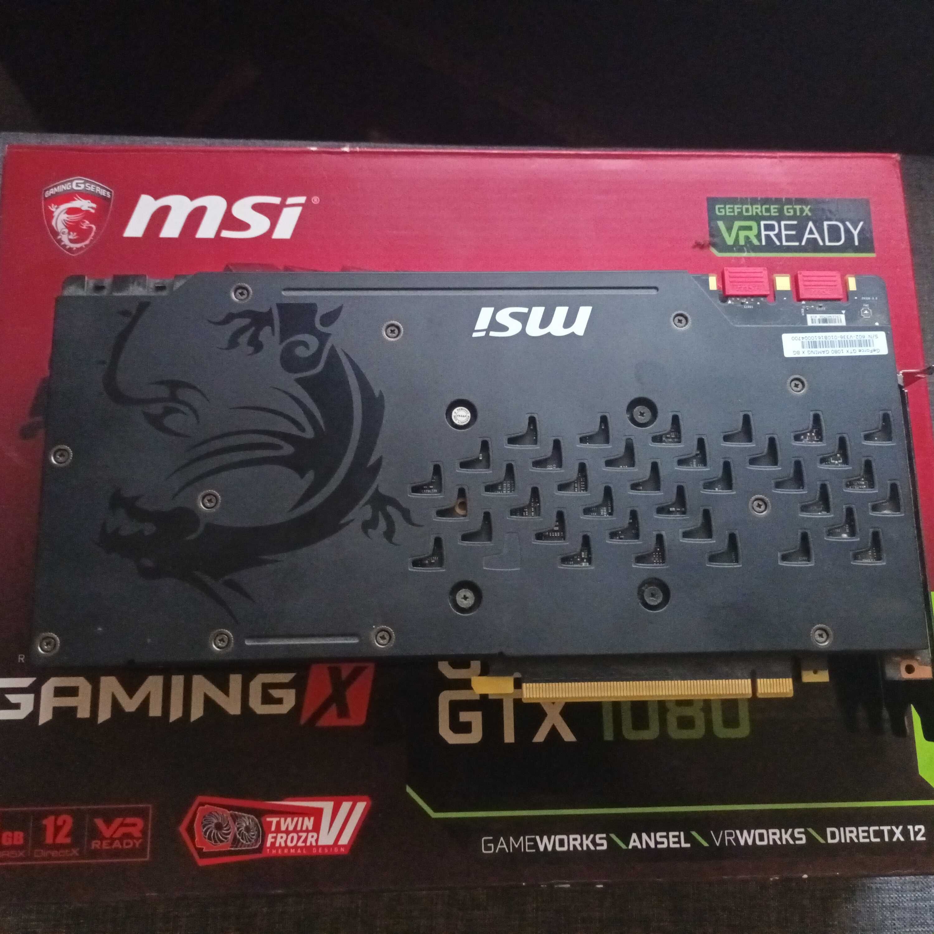 Geforce GTX 1080 MSI 8Gb