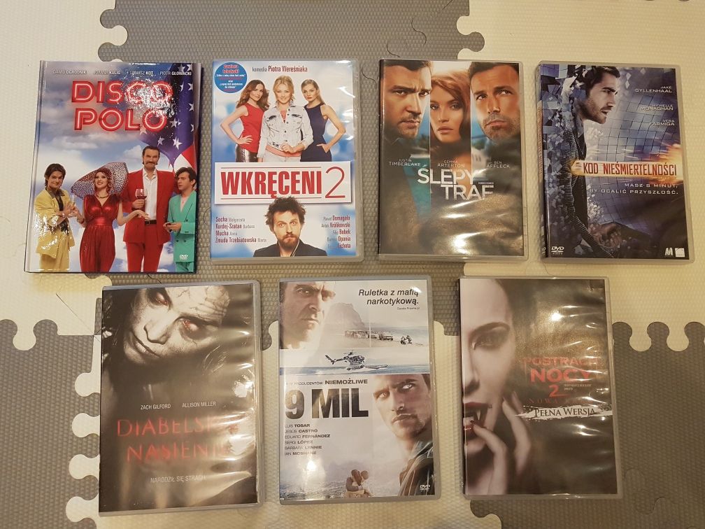 7x Film DVD filmy różne polskie i zagraniczne