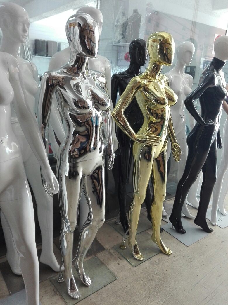 Manequins de Adulto em Dourado ou Prateado (NOVOS)