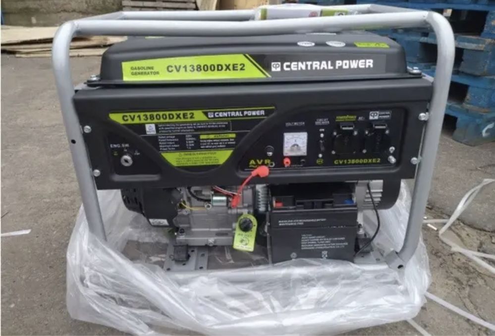 Генератор бензиновый CENTRAL POWER CV13800DXE2 (8kW-8.5kW) 100% мідь