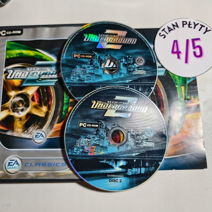 gra pc - need for speed underground 2 - polskie wydanie pudełkowe