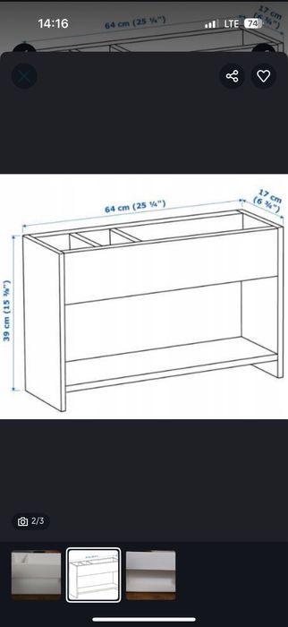 IKEA Pahl Pótka / Nadstawka na biurko