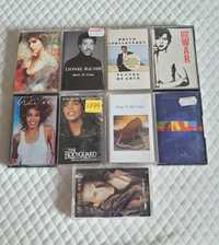 Zestaw 9 kaset magnetofonowych U2, Springsteen, Sting etc.