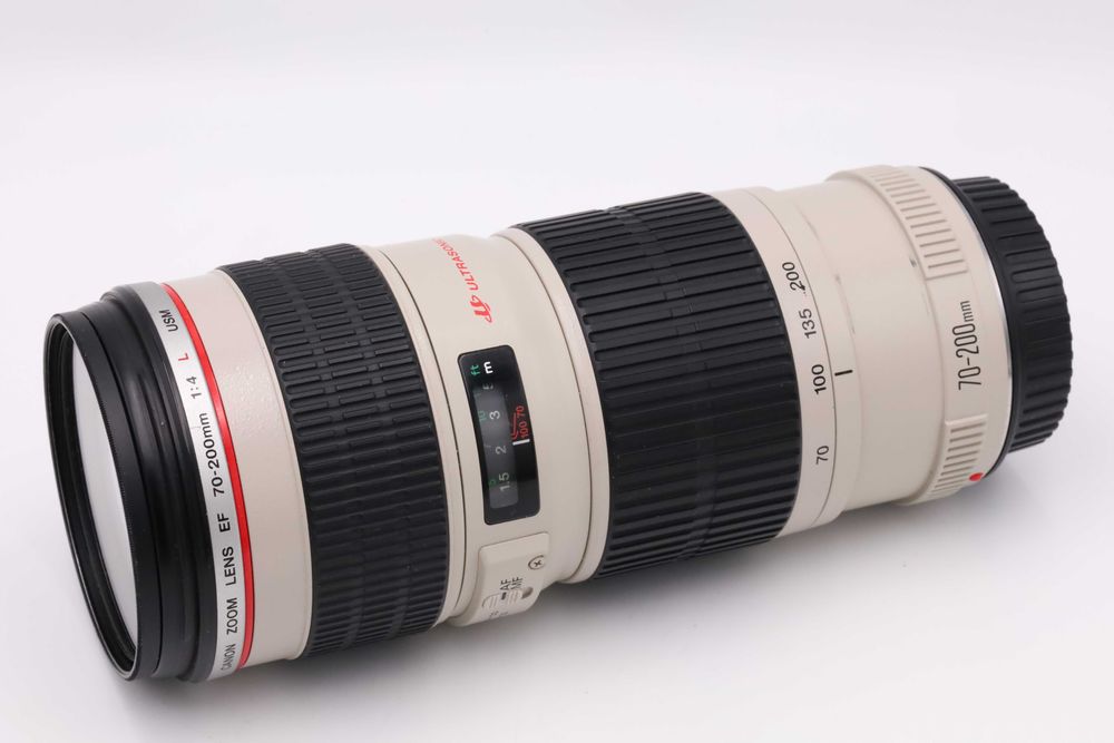 Canon EF 70-200 mm f4 L USM zadbany obiektyw + mocowanie statywowe