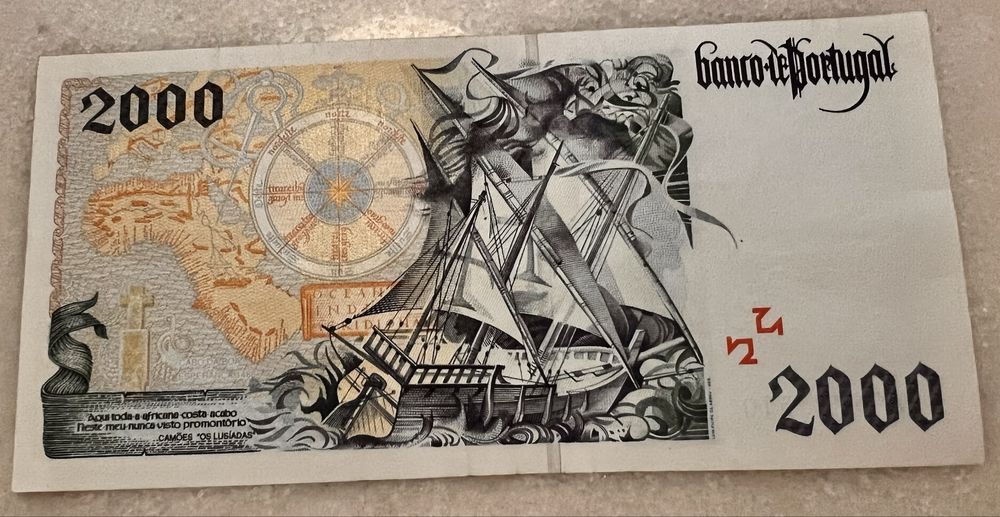 Nota de 2000 escudos-1995