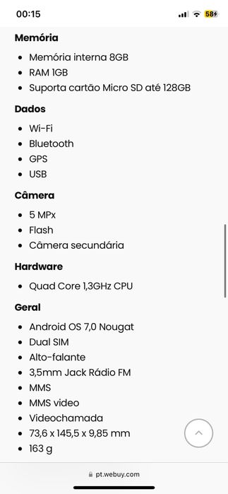 Altice S21, em bom estado