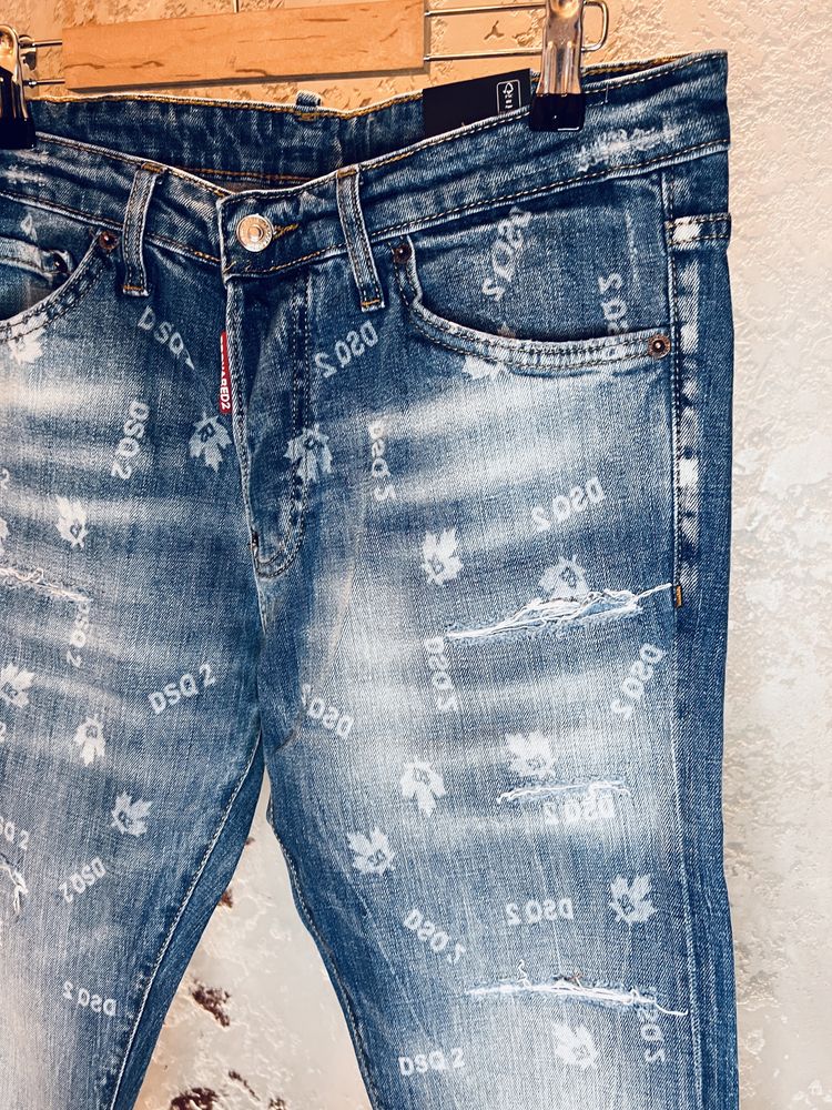 Dsquared2 spodnie meskie jeansowe 48,56