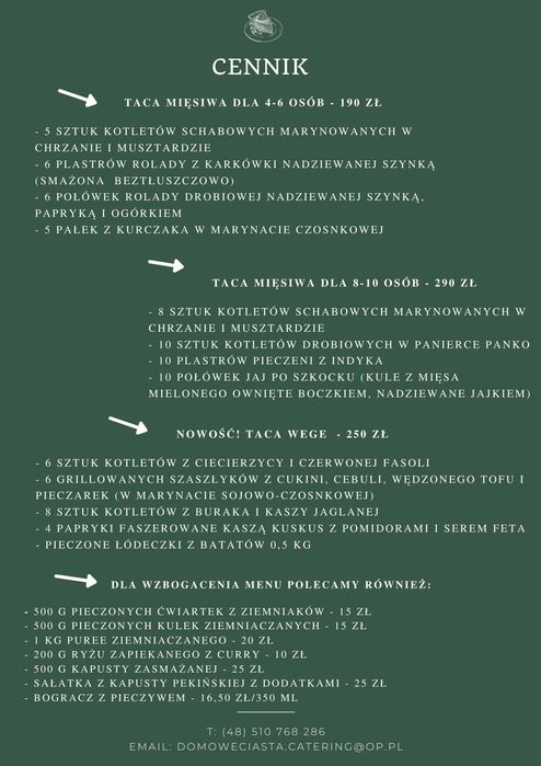 Catering okolicznościowy z dostawą, patery mięsne, przekąski