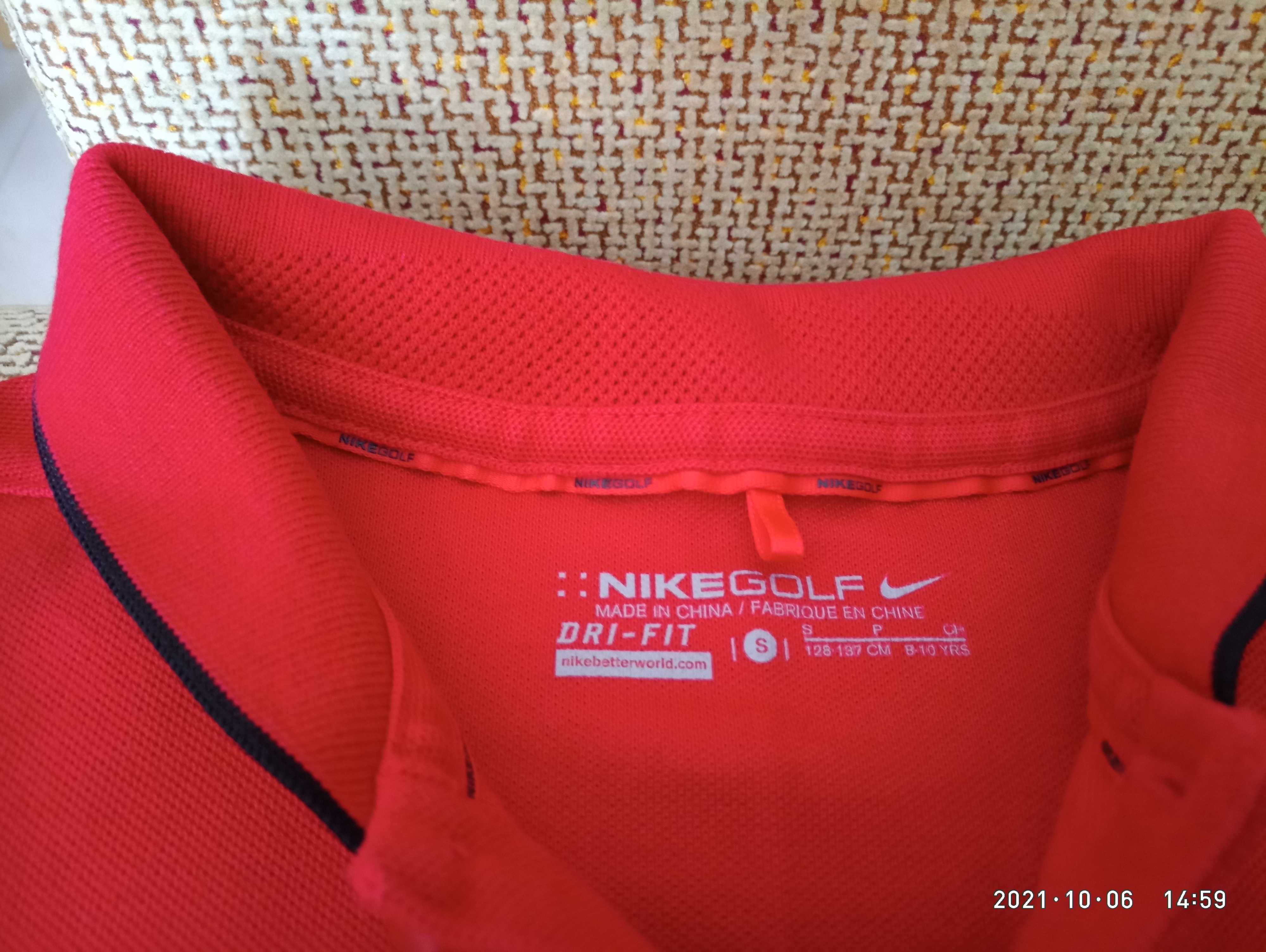 Polo Nike vermelho para menino