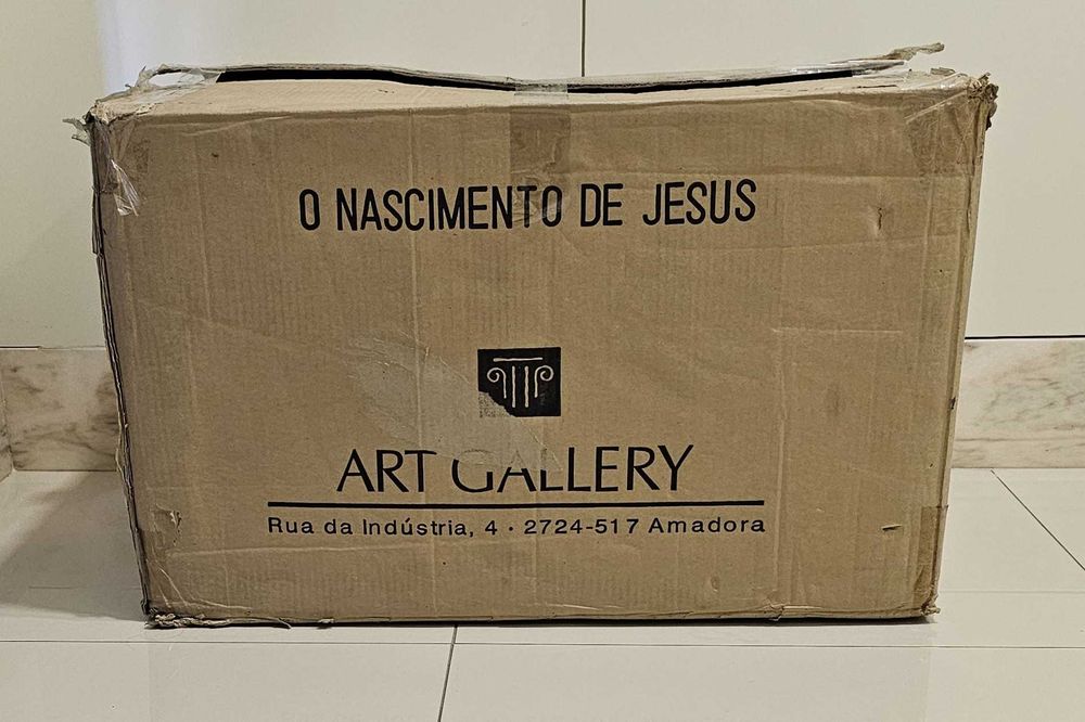 Presépio inspirado num original, napolitano de estilo renacentista