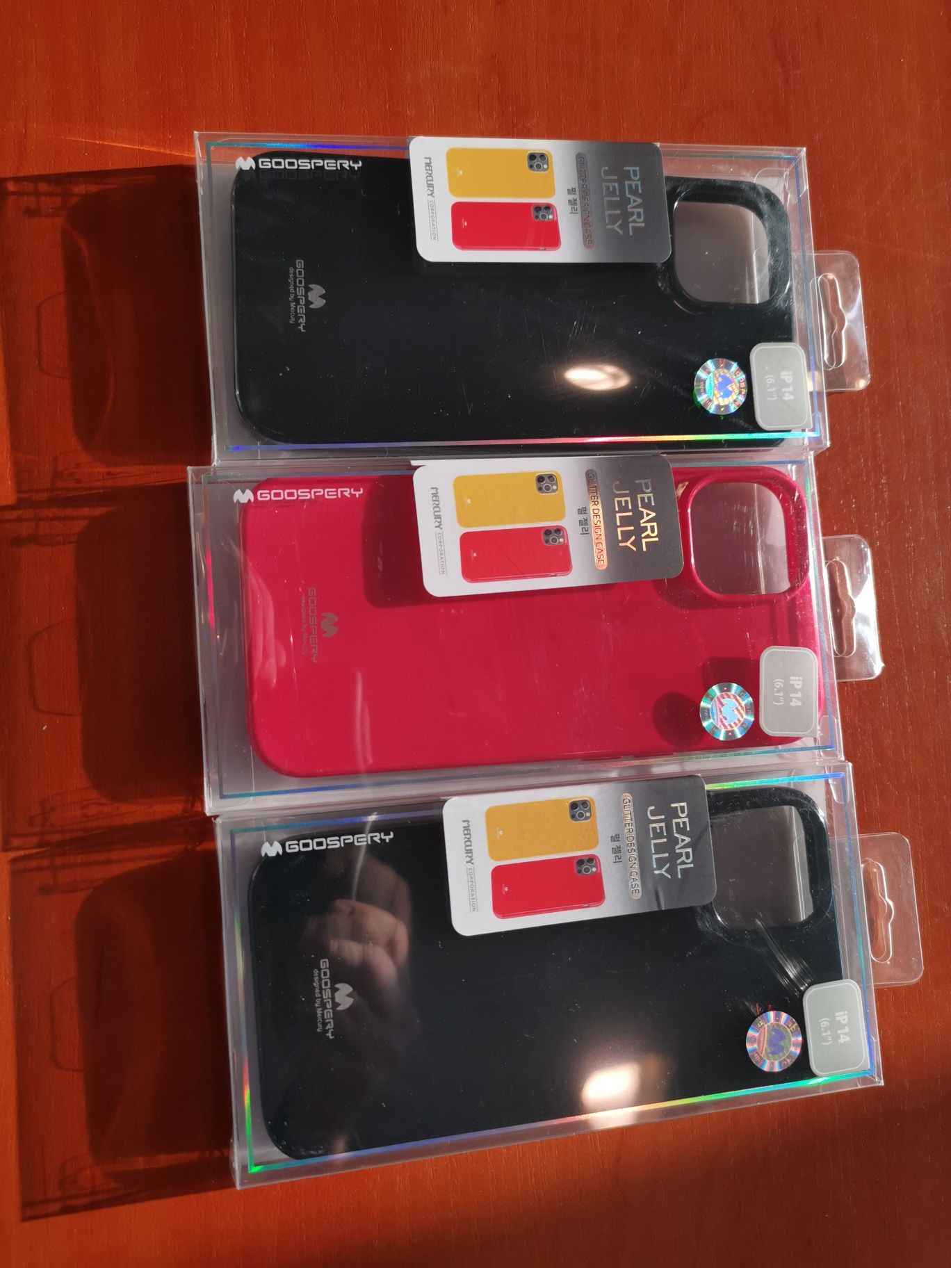 Komplet 3 sztuk etui plecki case Mercury do Apple iPhona 13 14