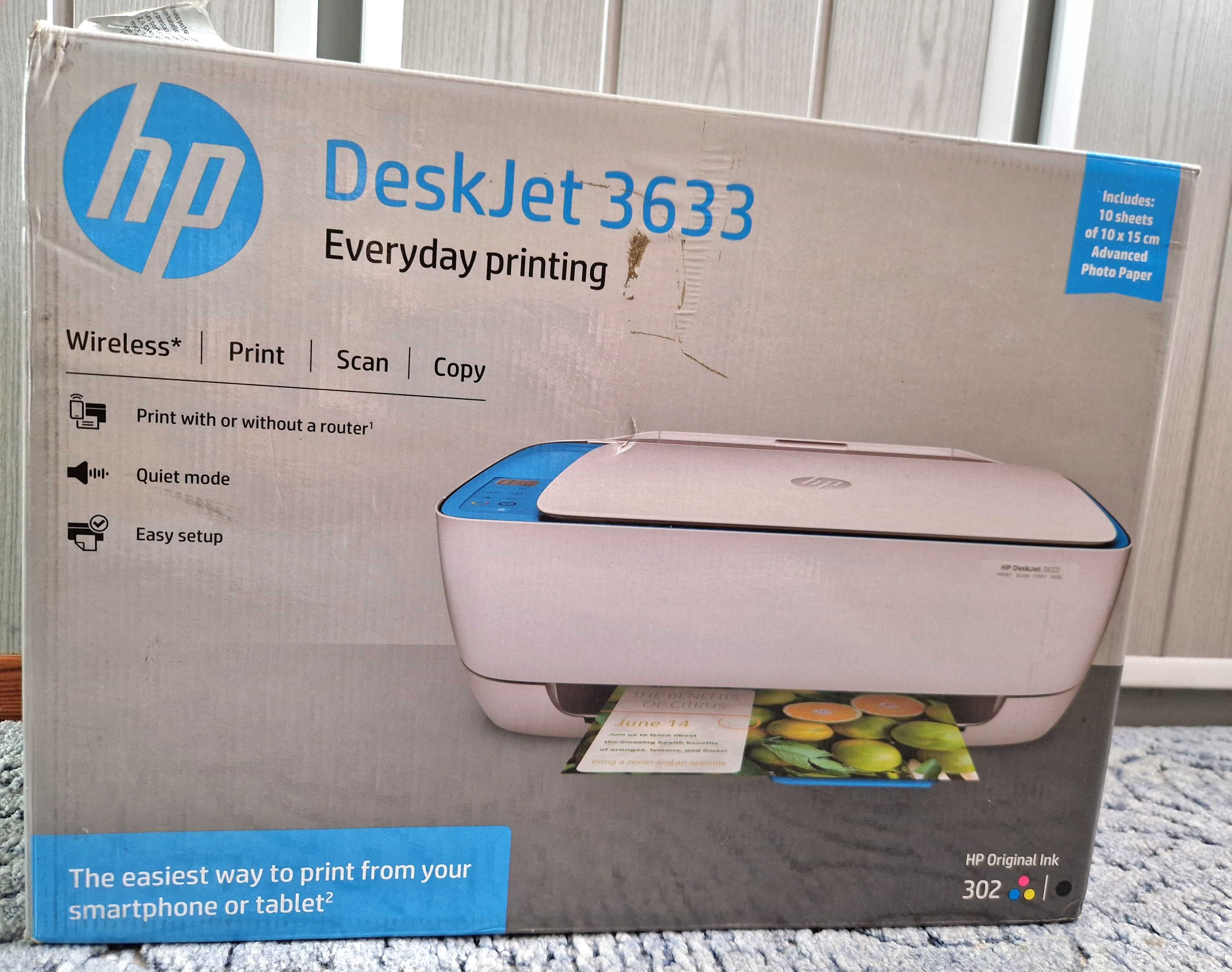 Drukarka HP DeskJet 3633 - WiFi Stan idealny