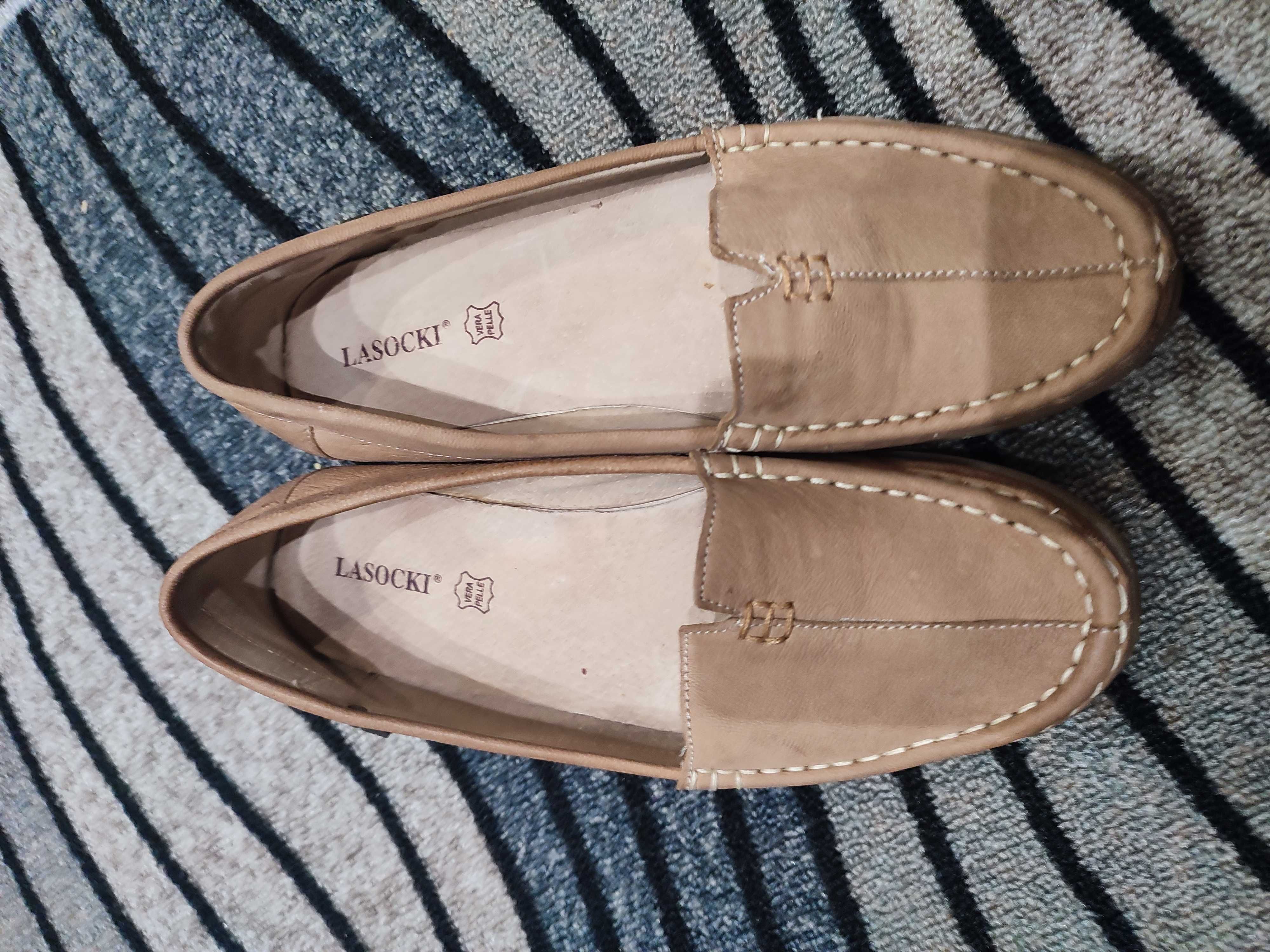 Skórzane buty damskie Lasocki