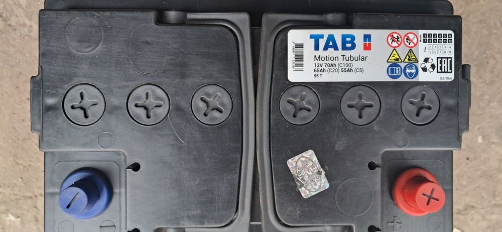 Тяговий акумулятор TAB Motion Tubular 75 Ah (- +)
