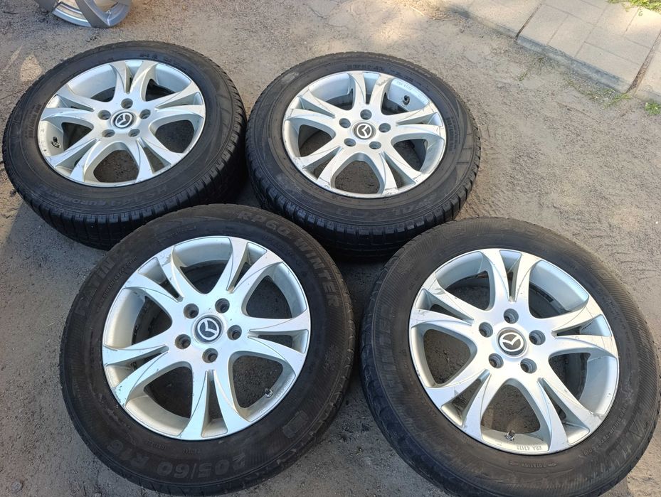 Диски литі r16 5*114.3 оригінальні Mazda 3 5 6 MPV Premacy Honda +шини