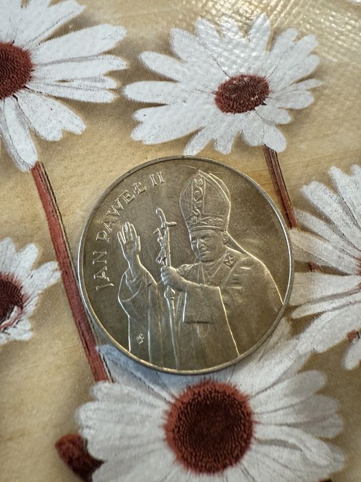 10000 moneta 1987 papież