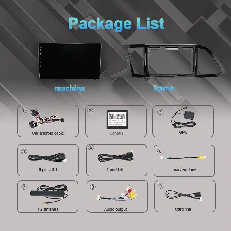 Radio nawigacja SEAT LEON MK3 2012 ÷ 2020  carplay  ANDROID