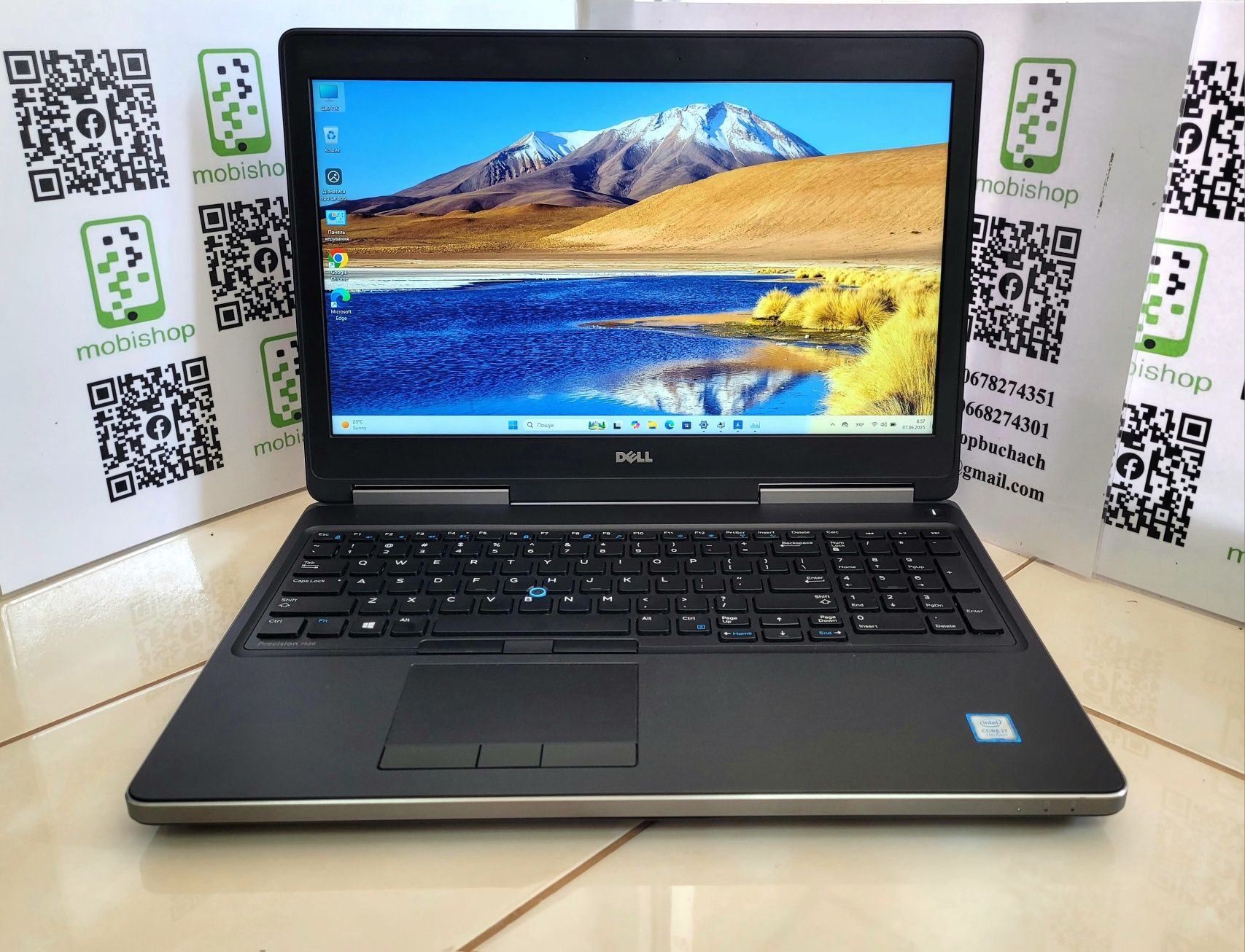 Ноутбук Dell Precision 7520 15,6 Full HD Intel Core I7-7920HQ AMD Pro