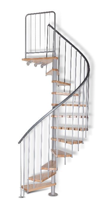 Schody kręcone modułowe Atrium Novo śr.120 cm